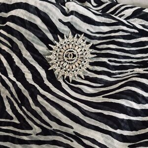 Silver Radiant Star Brooch